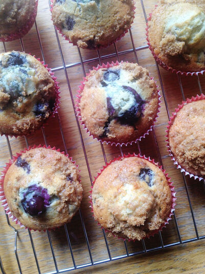 Blueberry muffins 2