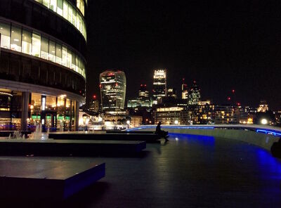 london at night